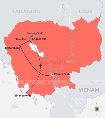 PAQUETE DE VIAJE EN FAMILIA A CAMBOYA 10 DÍAS