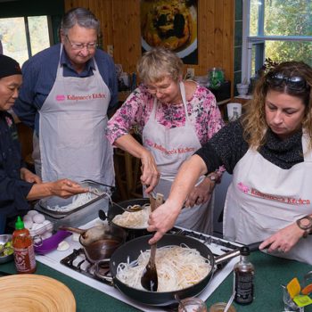 Mercado flotante de Damnoen Saduak - Clase de cocina tailandesa