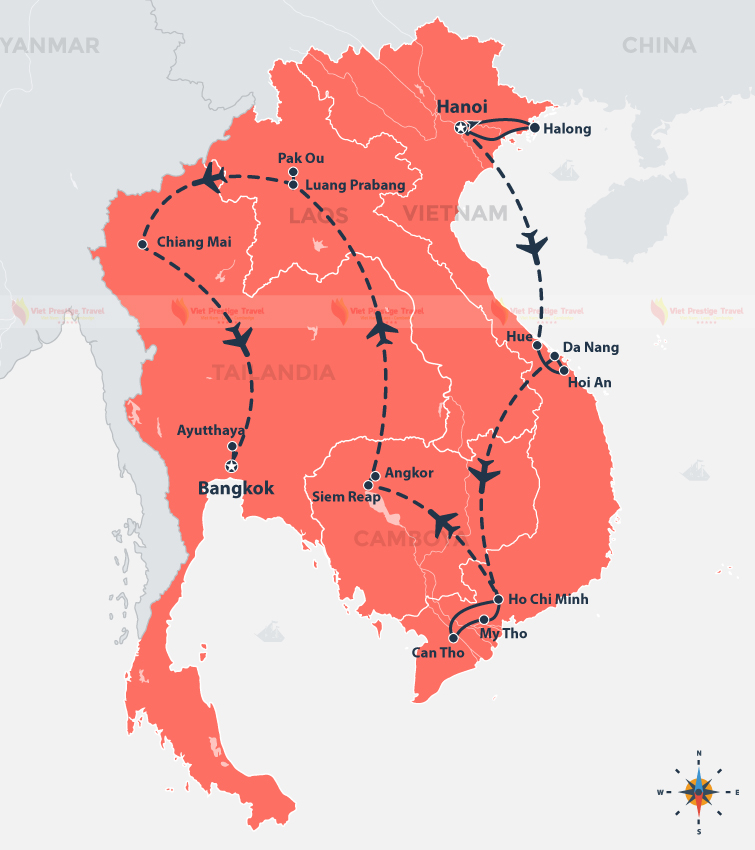 RECORRIDO POR SUDESTE ASIÁTICO