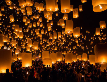 loy krathong chiang mai tailandia