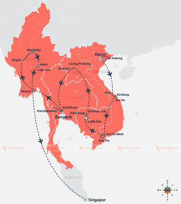 SUDESTE ASIÁTICO PAQUETES TURÍSTICO