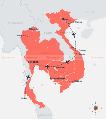 PAQUETE TURÍSTICO EN FAMILIA TAILANDIA VIETNAM CAMBOYA