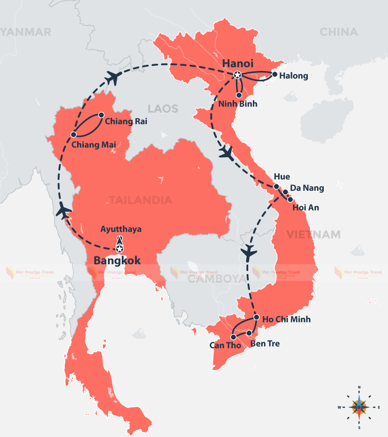 PAQUETE CLÁSICO A TAILANDIA Y VIETNAM