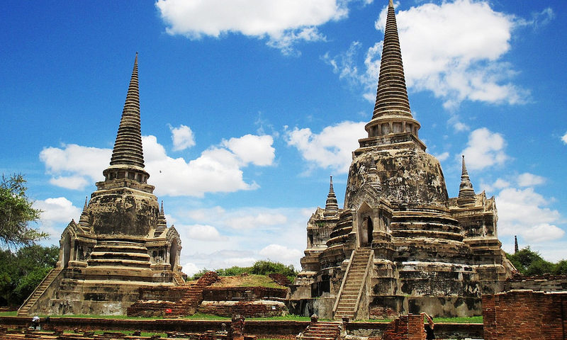 wat phra si sanphet ayutthaya tailandia