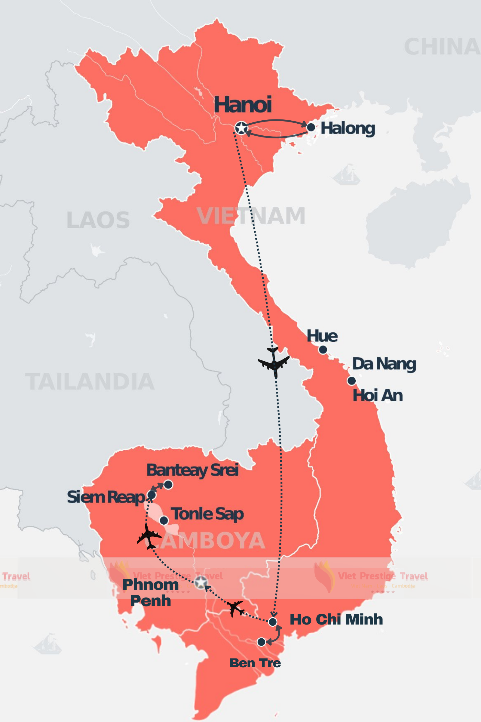 CIRCUITO POR VIETNAM Y CAMBOYA DE DOS SEMANAS