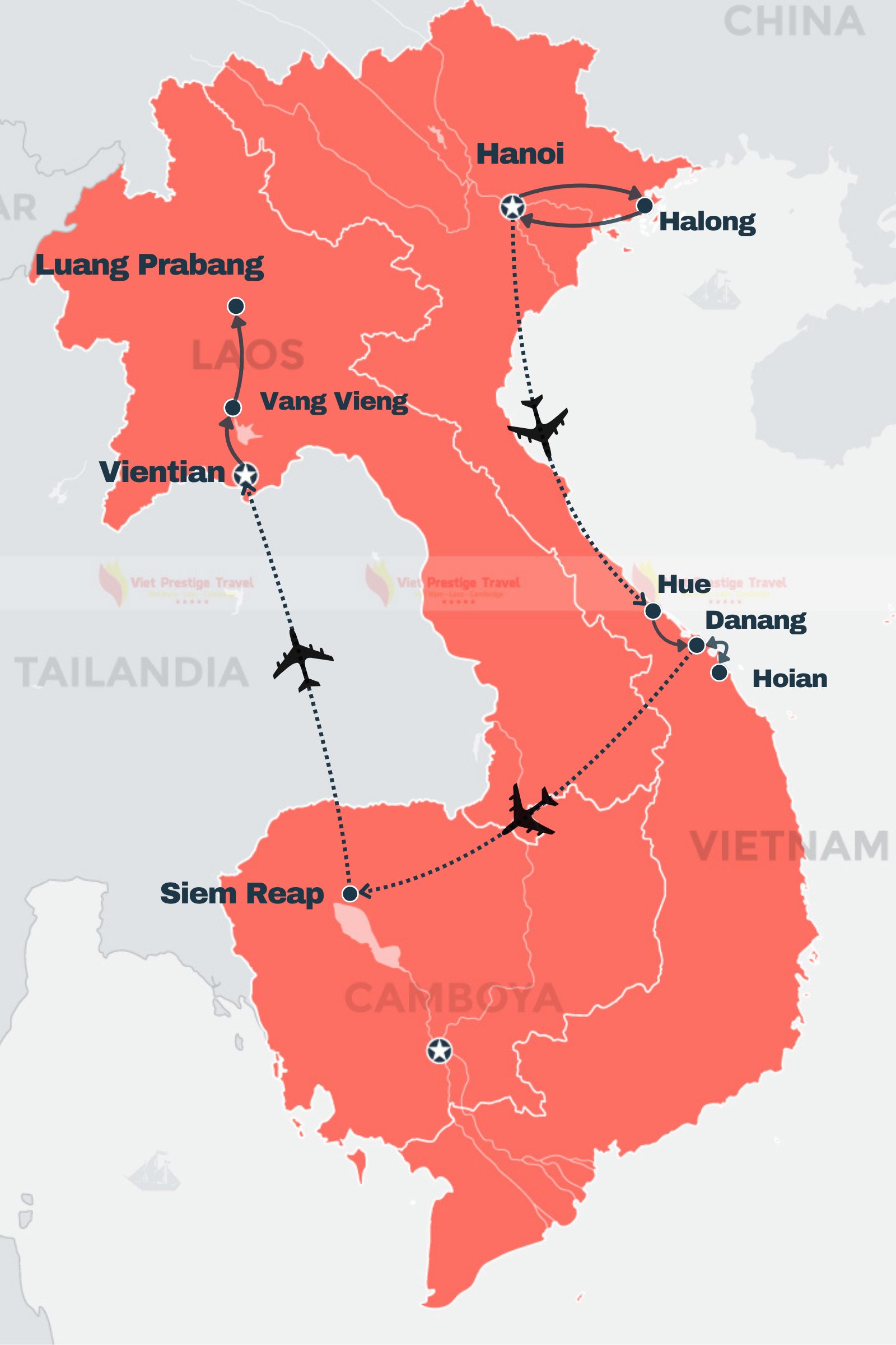 VACACIONES EN VIETNAM CAMBOYA Y LAOS DE 14 DÍAS