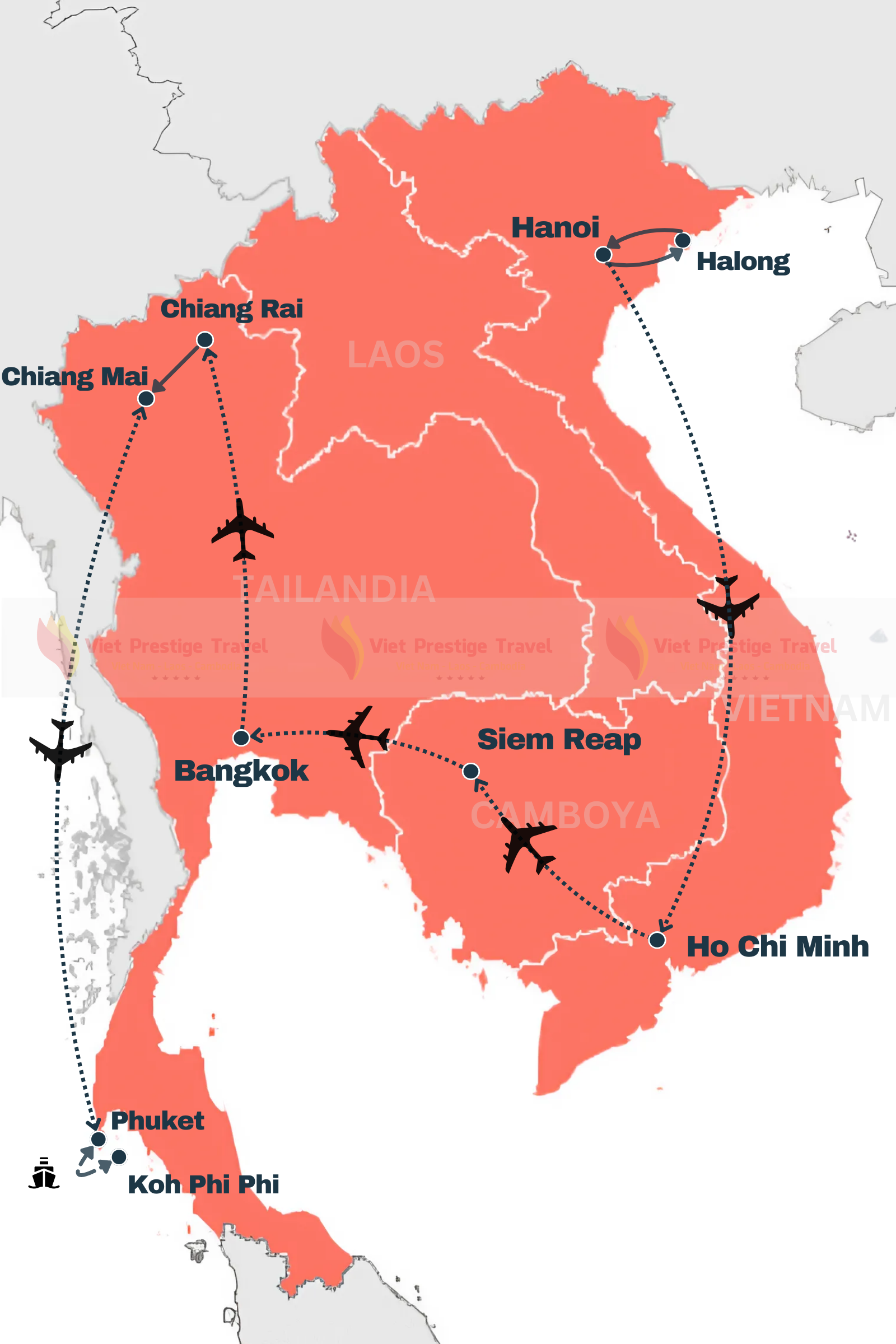 VIAJE COMBINADO A TAILANDIA VIETNAM CAMBOYA