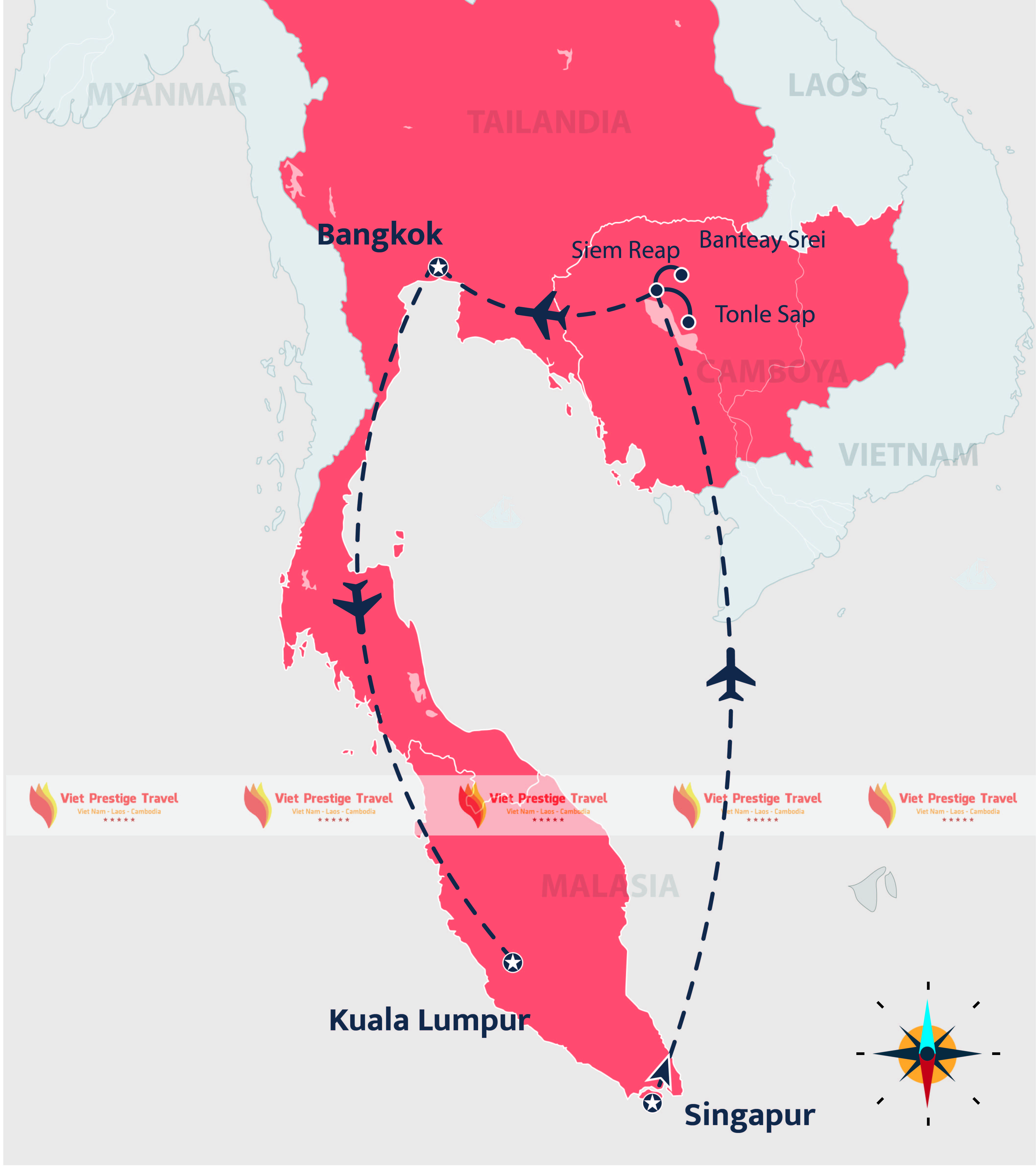 VIAJE CLÁSICO A SINGAPUR CAMBOYA TAILANDIA MALASIA