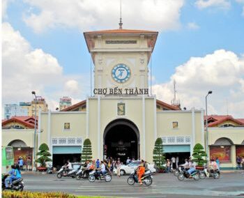 Mercado Ben Thanh en la ciudad de Ho Chi Minh