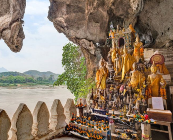 Crucero por el Mekong a las cuevas de Pak Ou