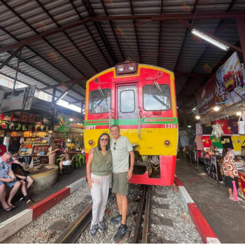 Visita al mercado flotante Damnoen Saduak - Mercado ferroviario