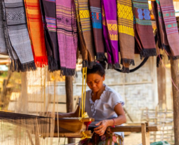 Pueblo textil Ban Nong Bouathong, Vientiane