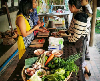 Clase de cocina en Luang Prabang