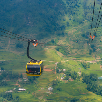 Paseo en teleférico por el monte Fansipan - Regreso a Hanoi