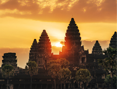 Amanecer en Angkor Wat