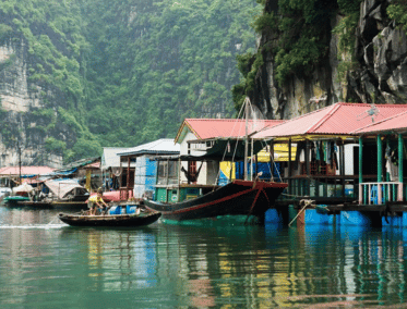 Relajante Paraíso Flotante de Halong