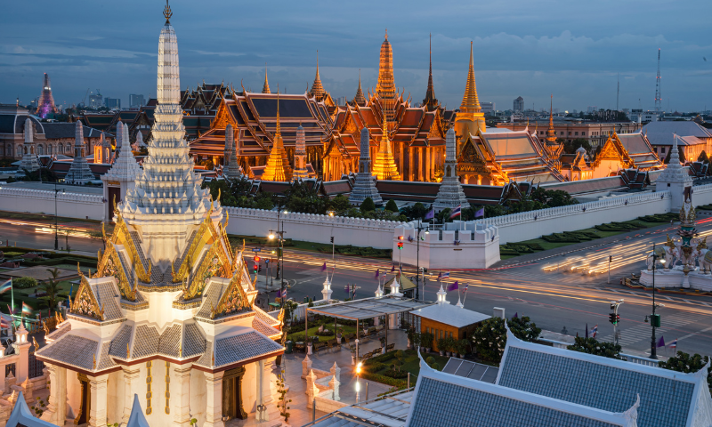 gran palacio en Bangkok