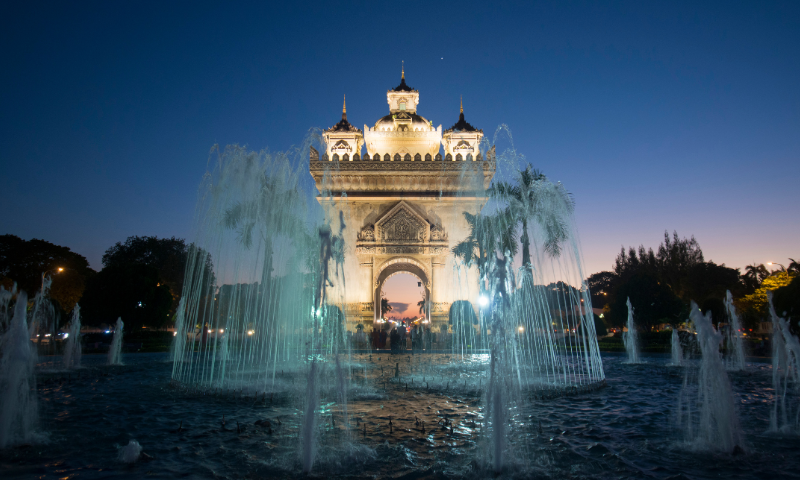 Patuxai - Monumento a la Victoria en Laos