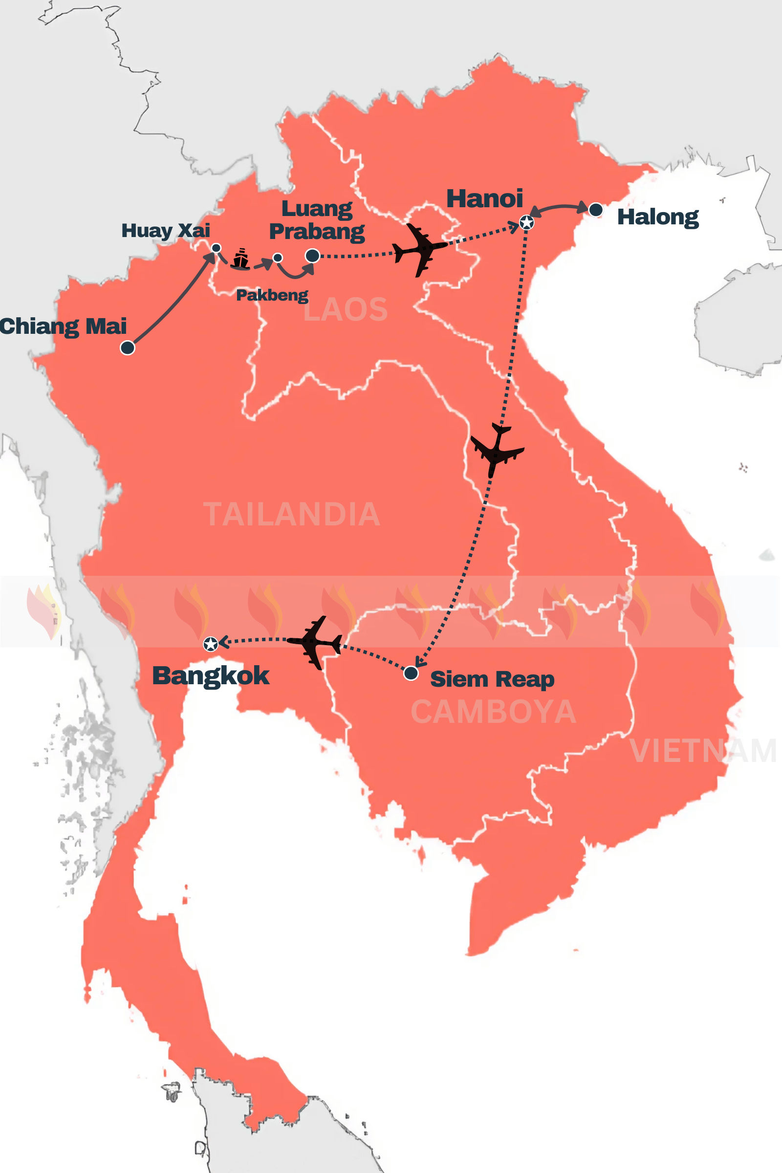 VIAJE A MEDIDA POR SUDESTE ASIÁTICO DE 2 SEMANAS