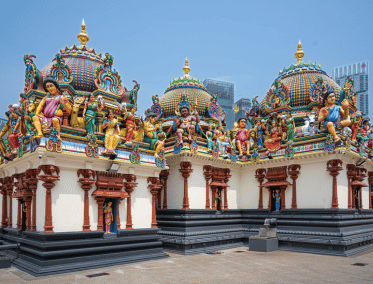 Santuario Hindu en el Corazón de Chinatown