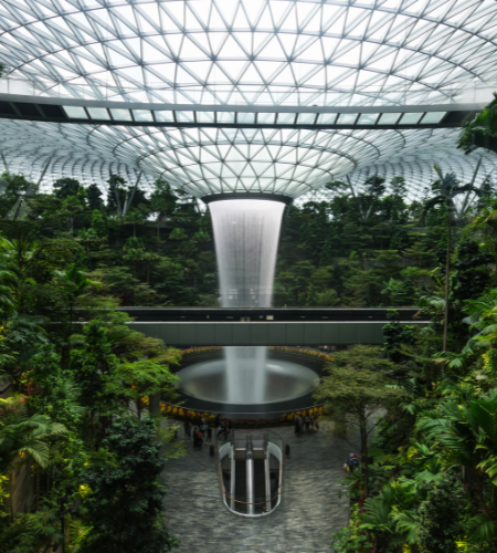 jewel en el aeropuerto de changi ,circuito exclusivo por singapur