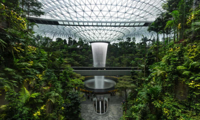 jewel en el aeropuerto de changi ,circuito exclusivo por singapur